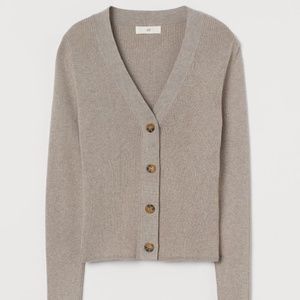 H&M Rib-knit Cardigan